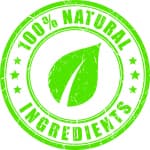 100% natural ingredients